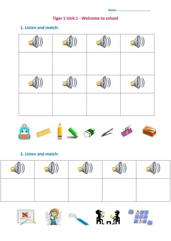 Tiger 1 Unit 1 - test