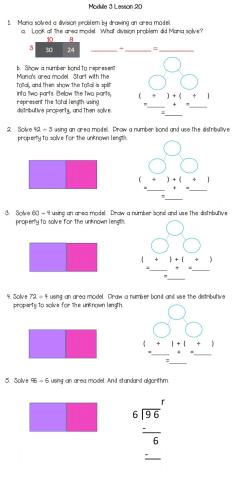 Math Module 3 Lesson 20