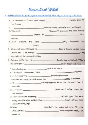 Lost -Pilot- summary