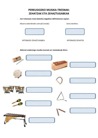 Perkusiozko musika tresnak