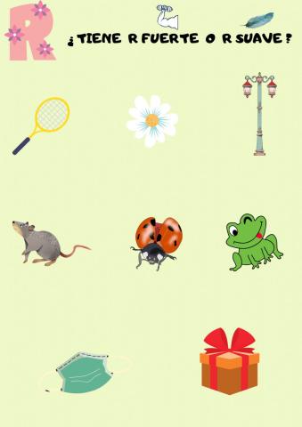 Letra r fuerte o suave