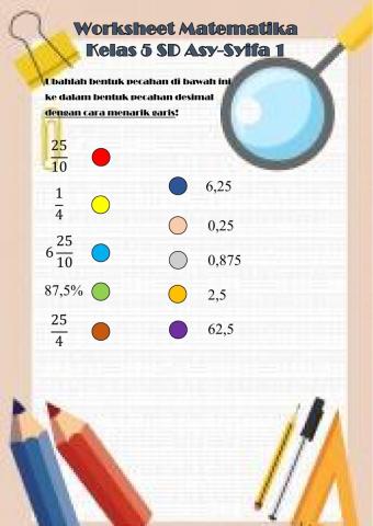 Worksheet Matematika Kelas 5