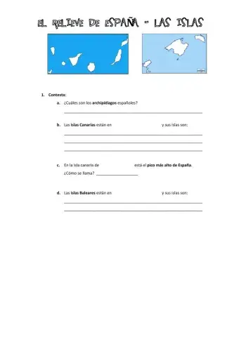 Los archipiélagos españoles