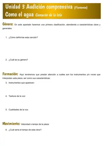 Unidad 2 Como el agua