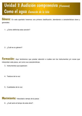 Unidad 2 Como el agua