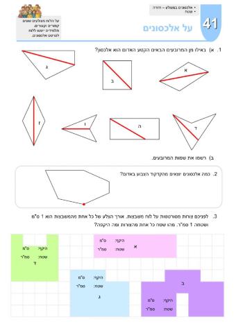 כשרים והקשרים ספר10עמוד 67 גיאומטריה