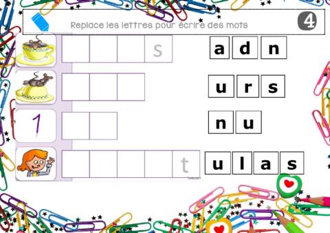 Loto lettres mobiles 4