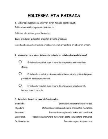 Erliebea eta paisaia