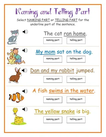 Naming and Telling Part DJ