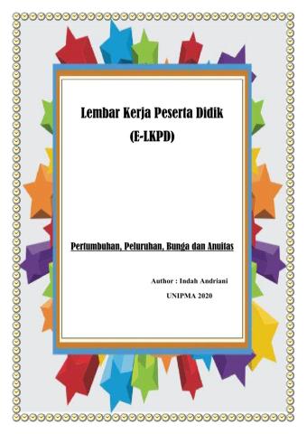 Pertumbuhan, Peluruhan, Bunga dan Anuitas