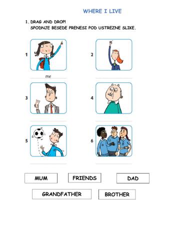 Where I live-characters