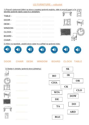 ChitChat1-U2 nábytek procvičování
