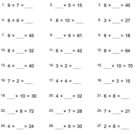 Mental multiplication