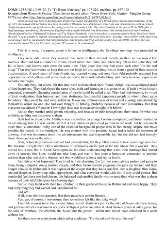 SMT-READING-Lessing-To Room 19-excerpt