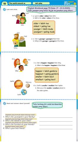 English Year 3 GetSmart Plus Module 10 Workbook page 79