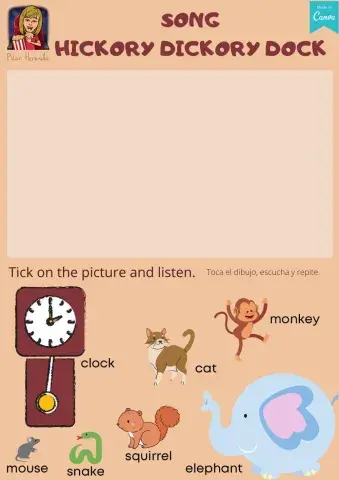 SONG Hickory Dickory Dock