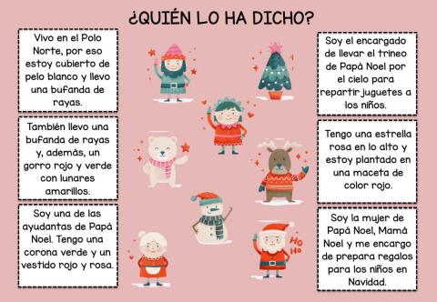 ¿quién lo ha dicho? navidad