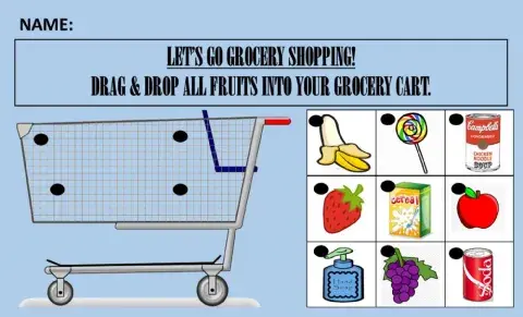 Grocery shopping-fruits