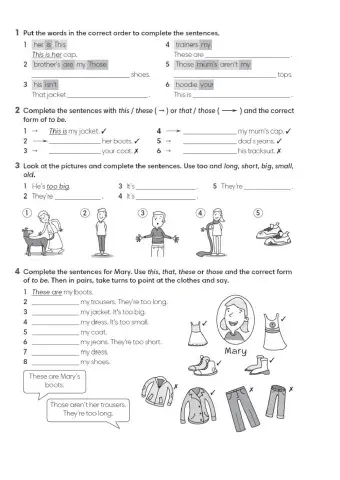 English Class unit 2 clothes