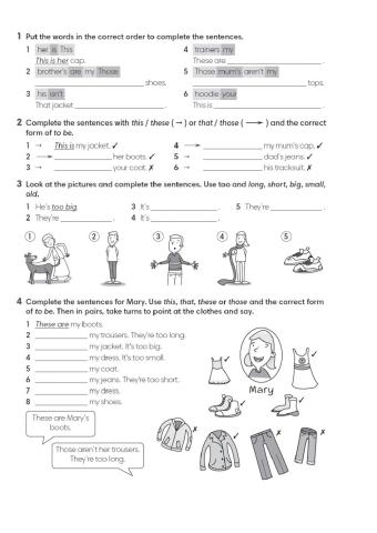 English Class unit 2 clothes