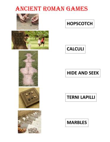 Ancient roman games