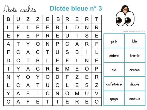 Dictée bleue 3