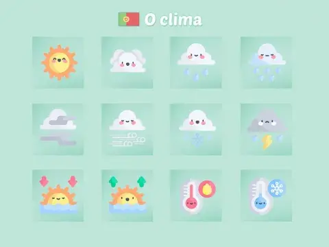 Revisión del clima en portugués