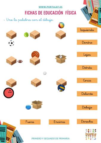 Dentro, fuera, lejos, cerca