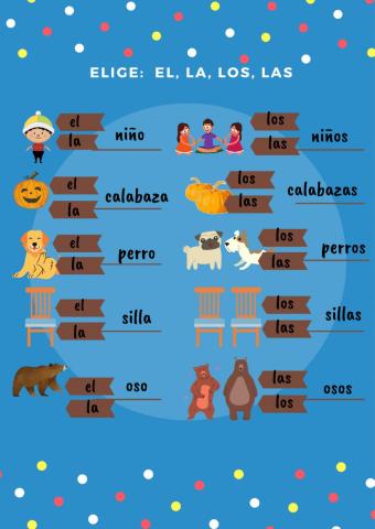 Artículos El, la, los, las