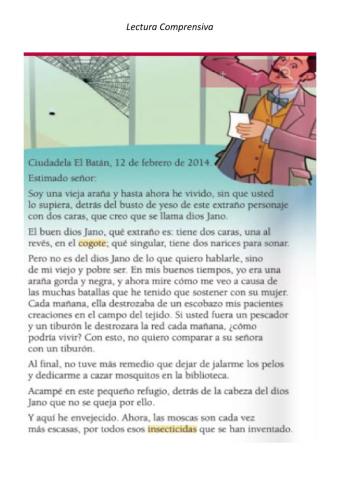 Lectura comprensiva