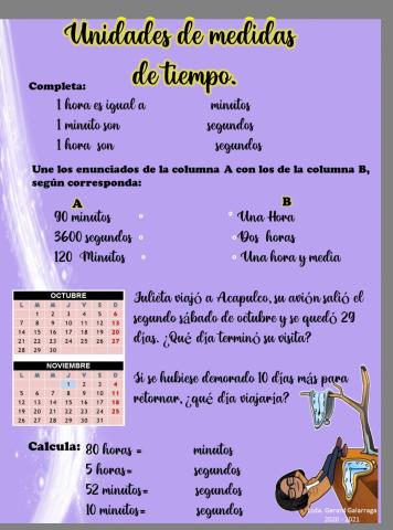 Unidades de medidas de tiempo