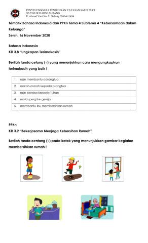 Kebersamaan dalam Keluarga