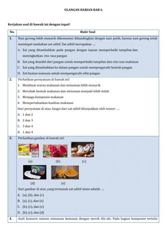 Ulangan Harian 6