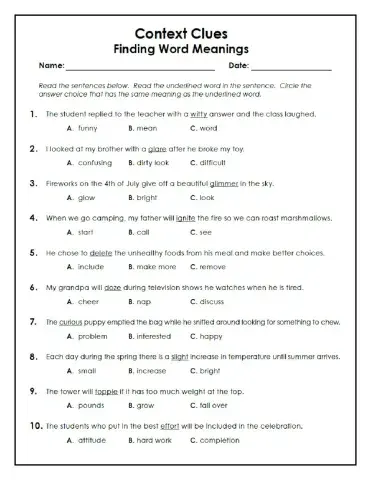 Context Clues