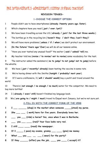 Pre int 2 adolescents 4