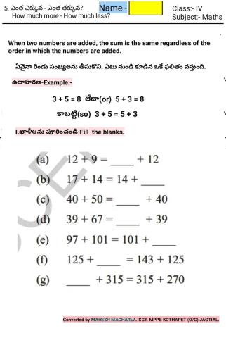 4th-MATHS-WS-5-11-BY MAHESH MACHARLA