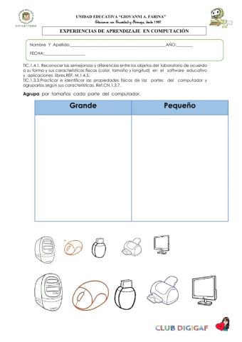 Partes  del  computador