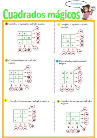 Cuadrados mágicos