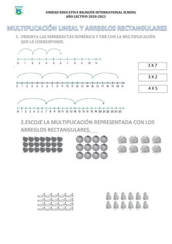 Multiplicación lineal y arreglos  rectangulares