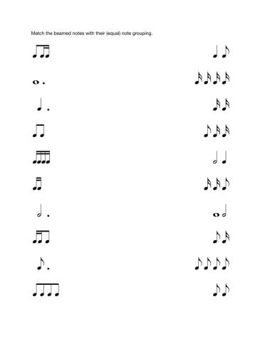 Beamed and Dotted Notes