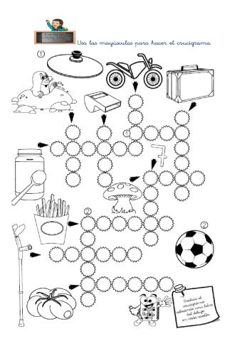 Crucigrama de lectoescritura