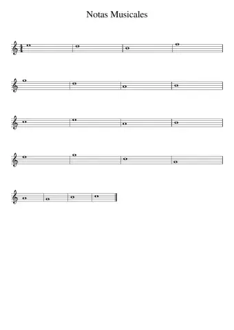 Notas musicales