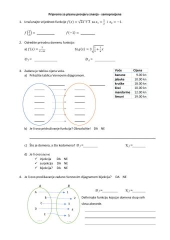 Funkcije - ponavljanje