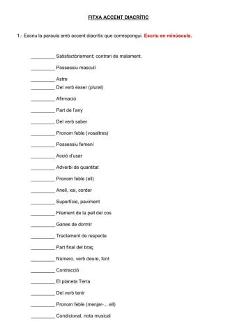 Accents diacrítics
