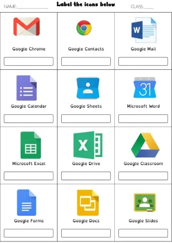 Computer desktop icons
