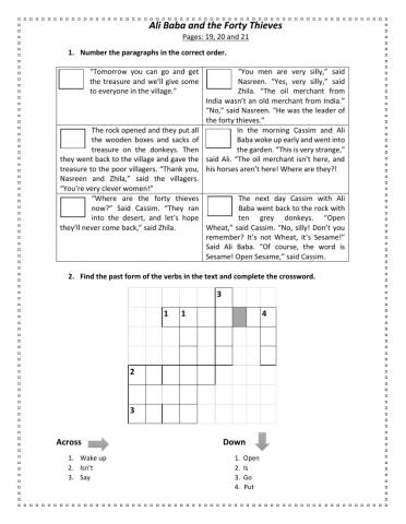 Ali Baba - pages 19, 20 and 21