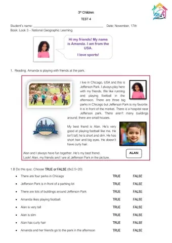 TEST 4 - 3°Children ISICANA 2020