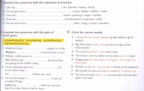 Unit 12 Close-up: Adjective and Adverb