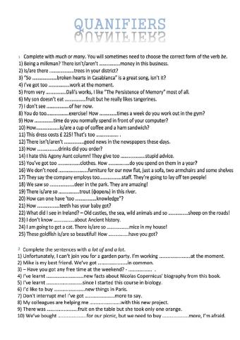 quntifiers