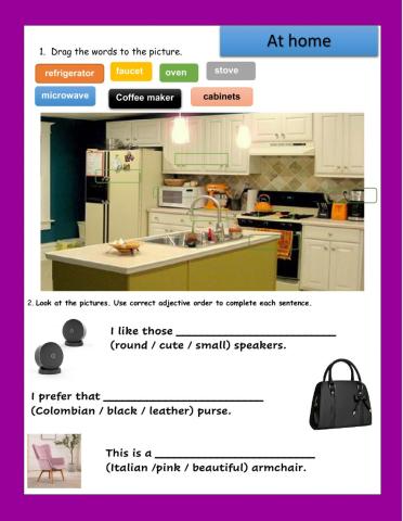 At home - lesson review